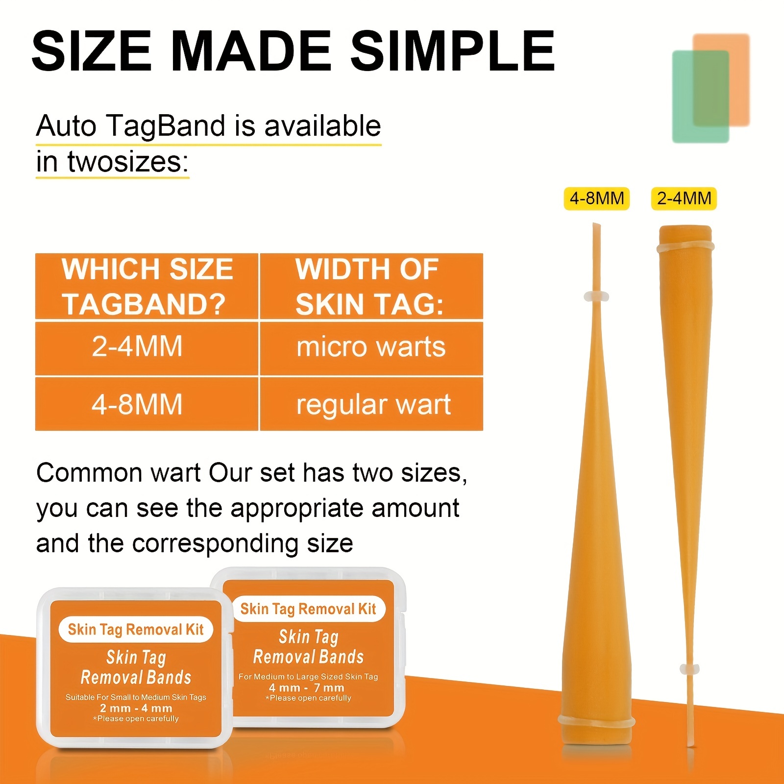 2 IN 1 Wart Removal Kit with Sticker